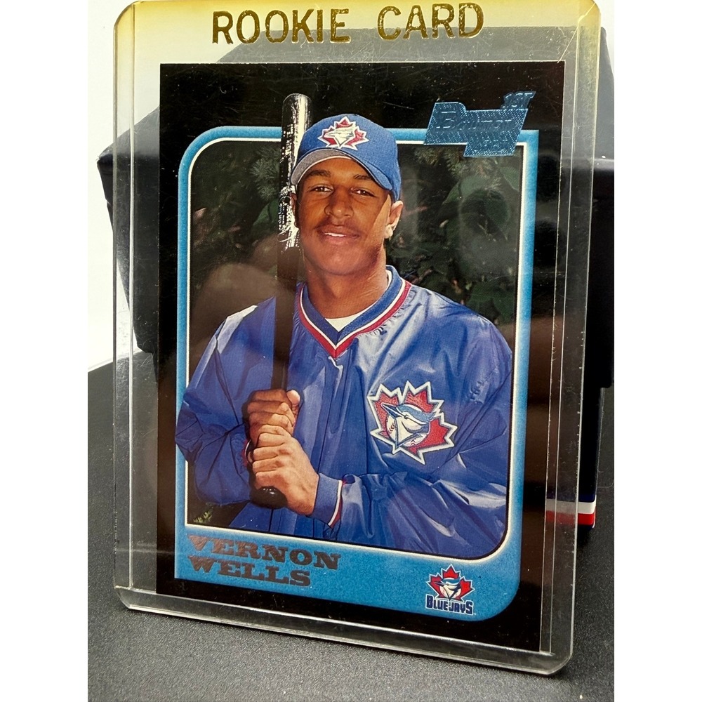 1997 Bowman #424 Vernon Wells Blue Jays Rookie